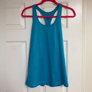 Nike Blue racer back  Tank Top